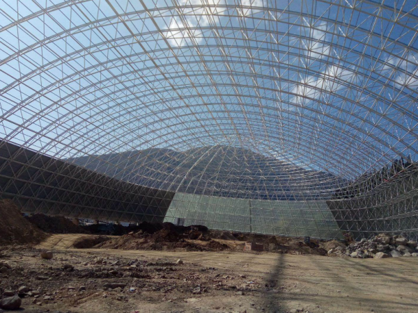 随州干煤棚网架加工案例